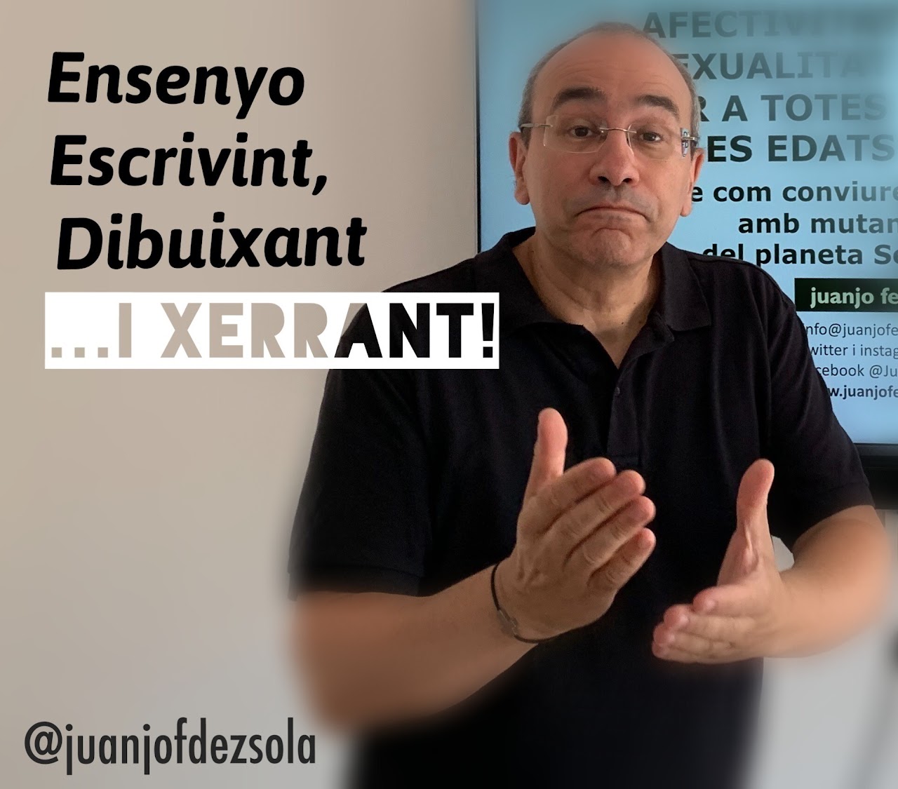 Juanjo Fernández Ensenyo Xerrant